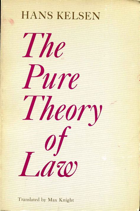 pure theory of law.
